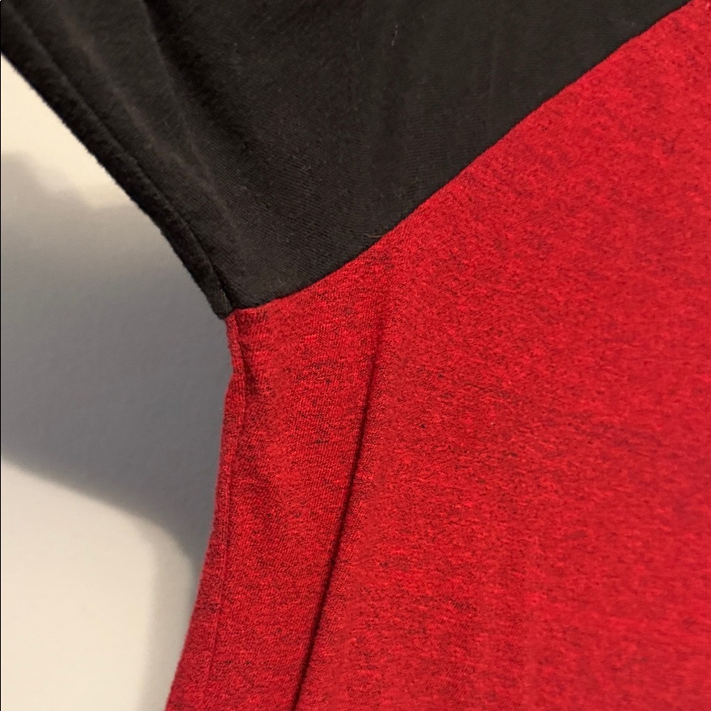 Urban Pipeline Black and Red Long Sleeve Tee - Picture 3 of 6